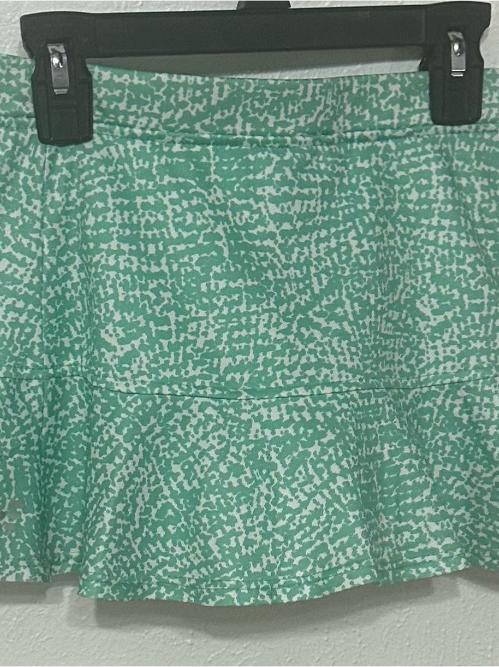 bcg Seafoam Printed Flared Skirt